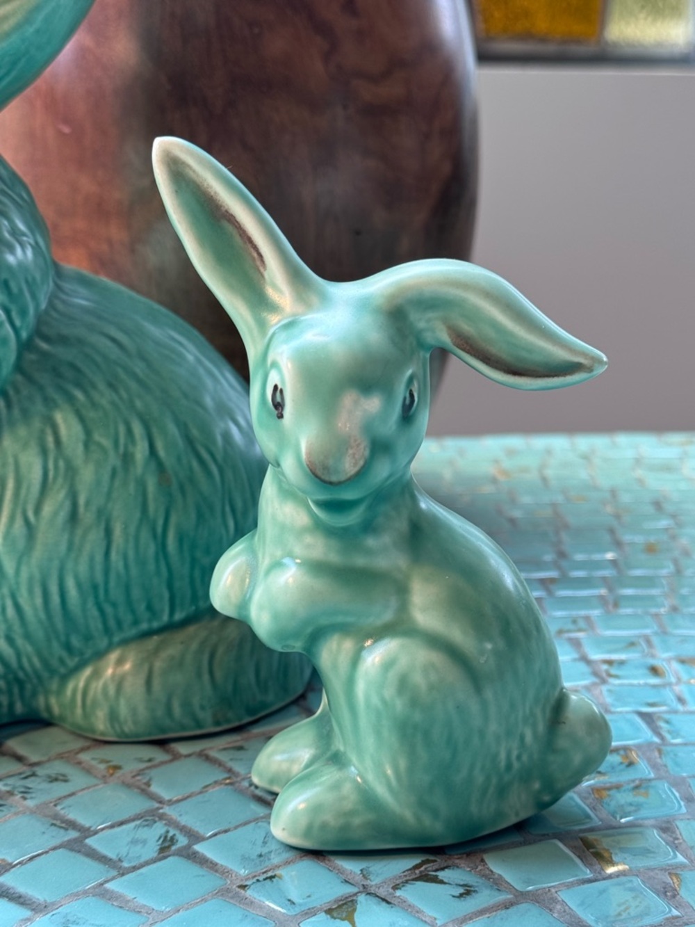 RARE Antique SylvaC Pottery Lop Eared Rabbit Hand Painted  (Collectible